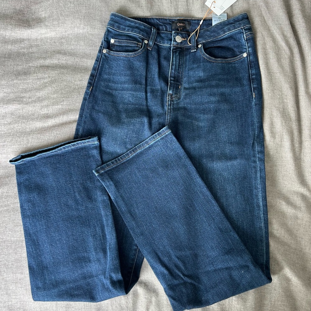 Quince Dark Blue Women Jeans